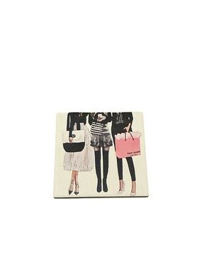 Kate Spade,Lululemon,Sephora Shoppers Print Coaster